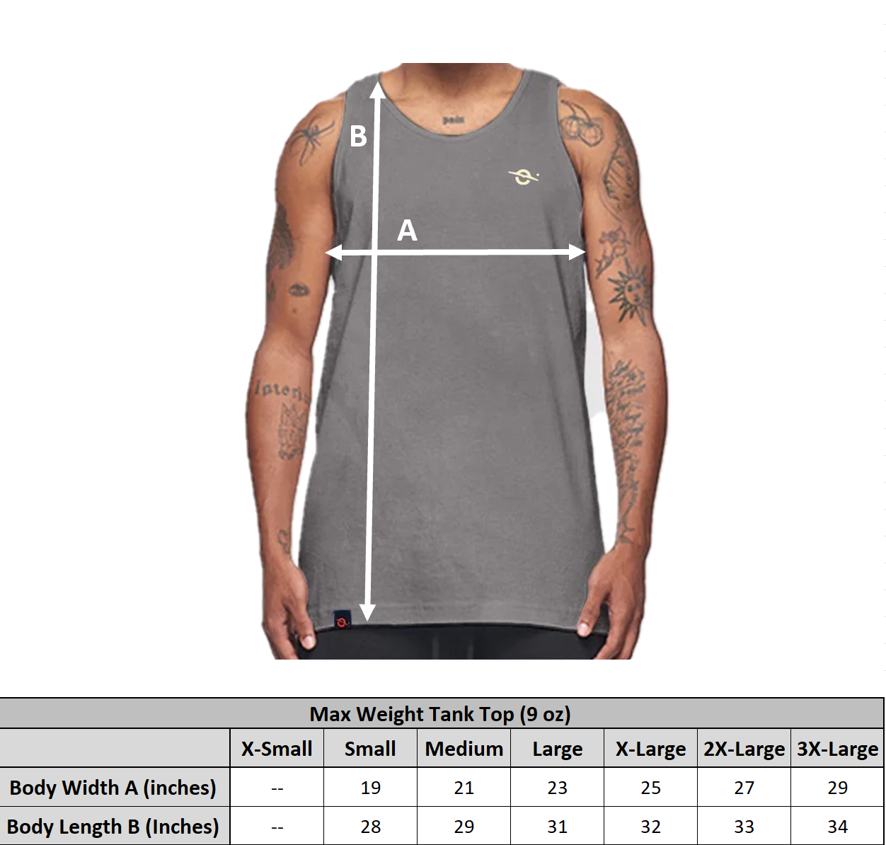Max Weight Tank Top (9 oz)