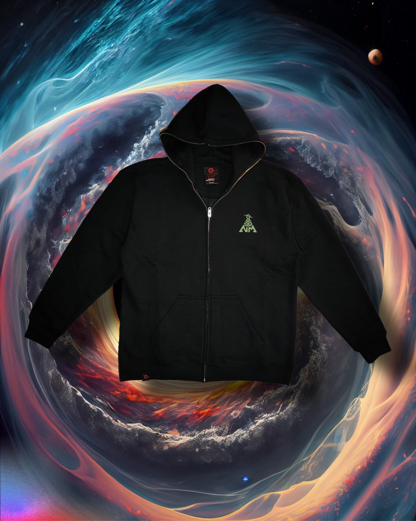 Full Zip Up Hoodie (9.5 oz)