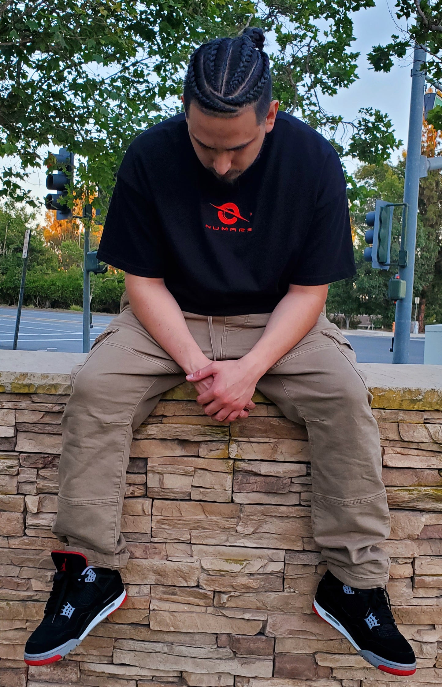 NuMars Ultra Luxury T-Shirt - black/red