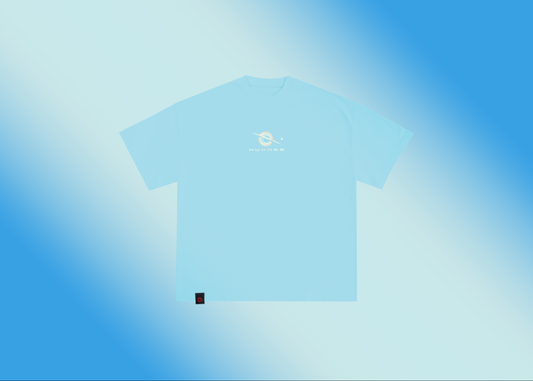 NuMars Ultra Luxury T-Shirt - blue/white glow
